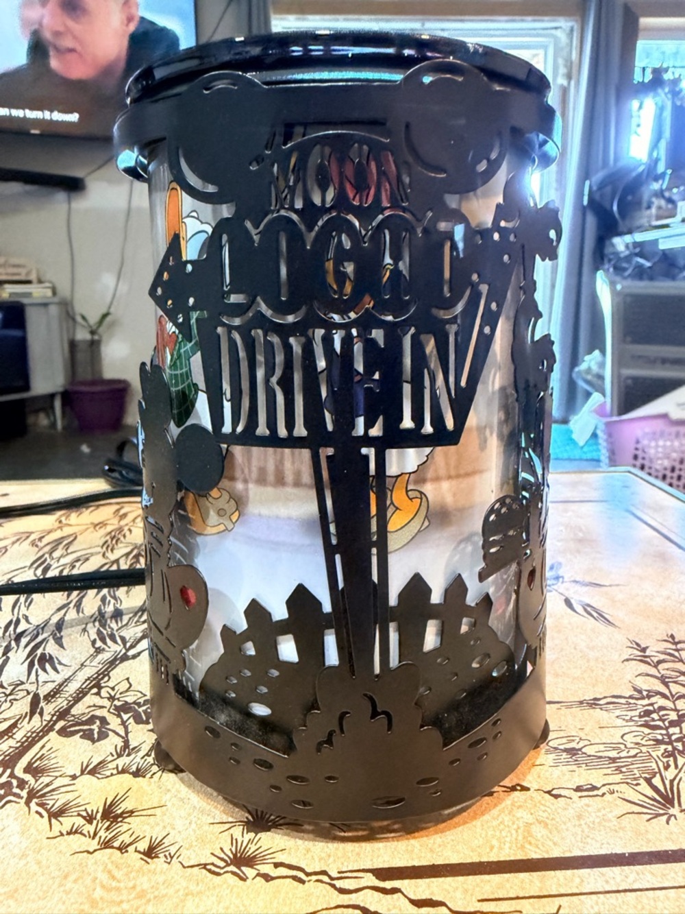 Disney Black Metal Drive-In Scentsy Warmer
